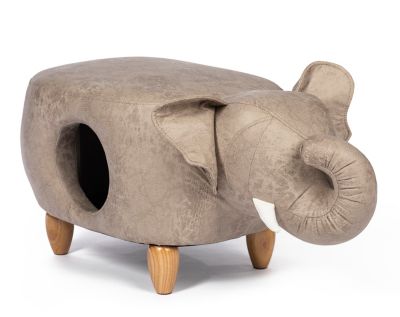 Prevue Pet Products Elephant Ottoman with Pet Hideaway for Cats and Dogs, 35 in.