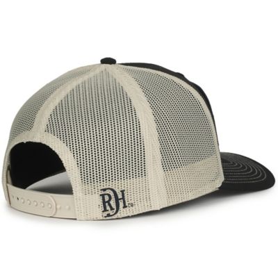 Image showing  Unisex Adult Rope Patch Cap, Black/Wheat