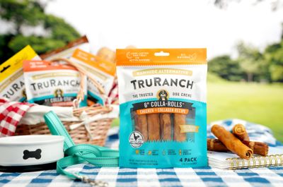 Image showing 5 th TruRanch 6 in. Colla-Rolls Chicken and Collagen Recipe Dog Chews, 4 pk.