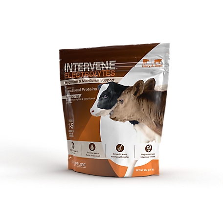 Unbranded Lifeline Intervene Electrolytes Plus Immune and Intestinal Support for Calves