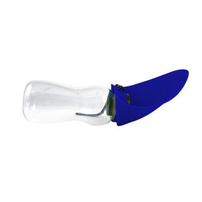 Image showing  Fold A Bowl Pet Water Bottle Blue