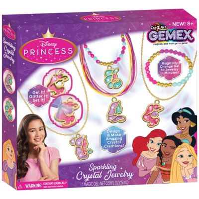 cra-z-art disney princess gemex crystal necklaces