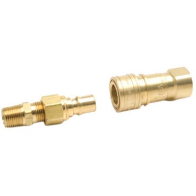 Mr. Heater Propane/Natural Gas 3/8 in. Quick Connector and Full-Flow Male Plug