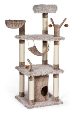 Prevue Pet Products 61 in. Siberian Mountain Large Cat Tree for Multiple Cats