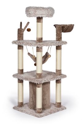 Image showing  61 in. Siberian Mountain Large Cat Tree for Multiple Cats