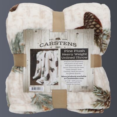 Image showing  Plush Throw Pinecone