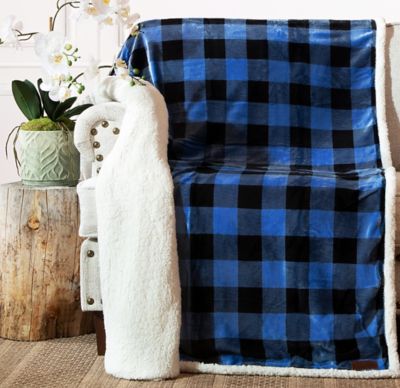 Wrangler Lumberjack Blue Throw