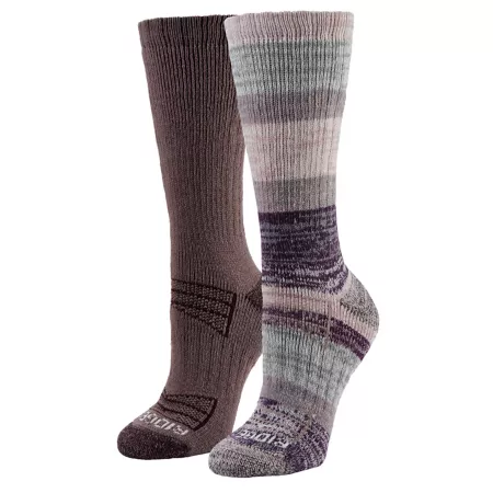 Ridgecut Work Random Feed Ombre Crew Socks for Women 2 Pairs Women's Crew Socks