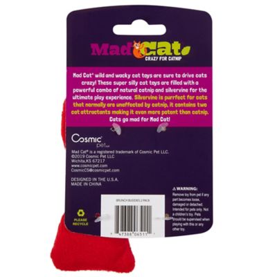 Image showing  Mad Cat Brunch Buddies Cat Toy 2Pk