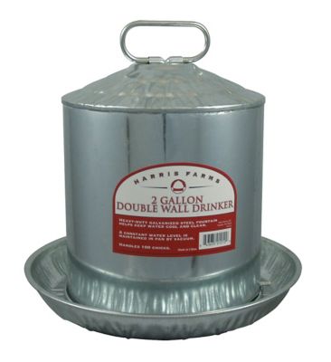 Harris Farms 2 gal. Double-Wall Poultry Drinker