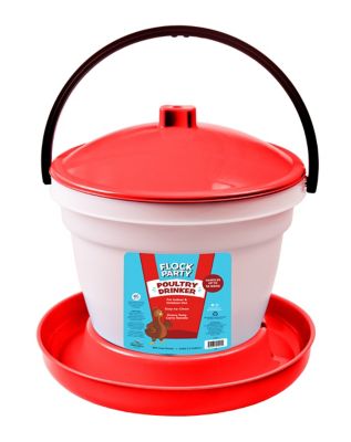 Flock Party 3.5 gal. Poultry Waterer Fountain