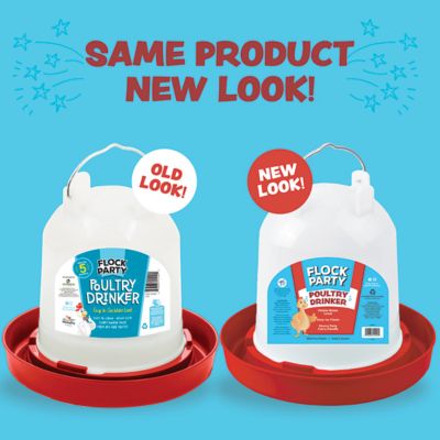 Image showing  5 qt. Molded Plastic Poultry Drinker