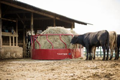 Image showing  8 ft. Cattle Round Bale Feeder with Hay Saver