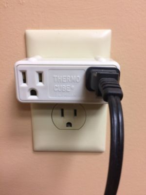 Image showing  Thermo Cube Thermostat-Controlled Power Outlet