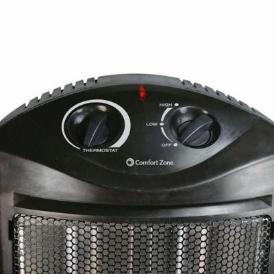 Image showing  Electric Fan-Forced Quartz Portable Heater, 150 sq. ft., 5,120 BTU