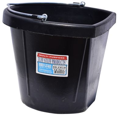 Fortex Industries 4.5 gal. Flatback Bucket, Black at Tractor Supply Co.