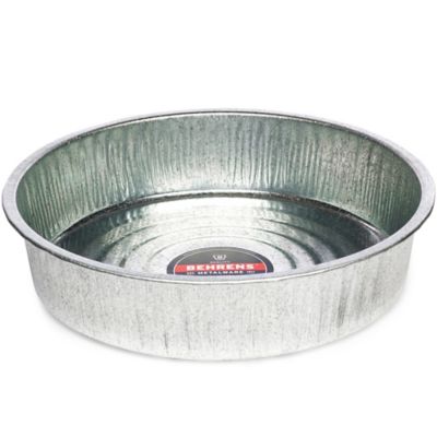 BEHRENS 3 gallon Galvanized Steel Utility Feed Pan