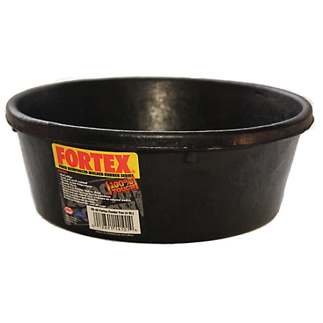 Fortex Industries Rubber Pet Feeder Pan, 32 Cups, 1 pk. at Tractor