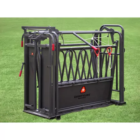 CountyLine Standard Automatic Compression Livestock Chute Chutes & Headgates