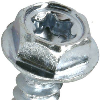 Image showing 6 th Hillman Power Pro Premium Star Drive Hex Washer Sheet Metal Screws (#10-32 x 1 in.) - 1lb