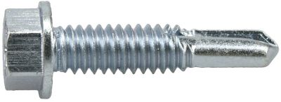 Image showing  Power Pro Premium Star Drive Hex Washer Sheet Metal Screws (#12-24 x 1 in.) - 1lb