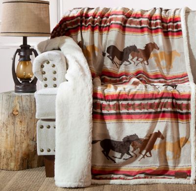 Wrangler Horses Throw