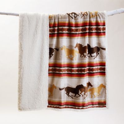 Image showing Wrangler Horses Throw
