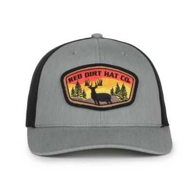 Red Dirt Hat Co. Deer Patch Gray/Black
