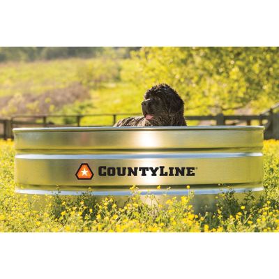 Countyline Round Galvanized Stock Tank, Cattle Tank Bathtub Dimensions