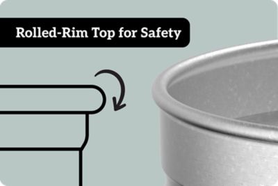 Image showing  390 gal. Round Galvanized Steel Stock Tank, 6 ft. x 2 ft.