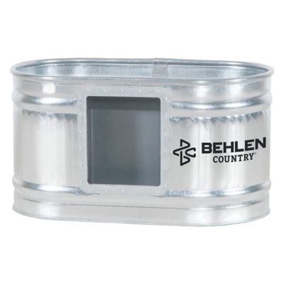 100 gal. Oval Galvanized Stock Tank, 4 ft. x 2 ft. x 2 ft.