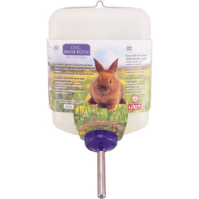 Lixit Wide Mouth Small Animal Water Bottle, 64 oz.