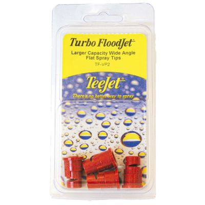 TeeJet Turbo FloodJet Spray Nozzle, 2 GPM