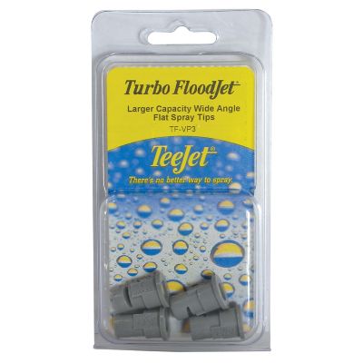 TeeJet Turbo FloodJet Spray Nozzle, 3 GPM
