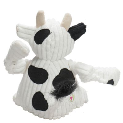 Image showing  Barnyard Knotties Cow Large Plush Dog Toy