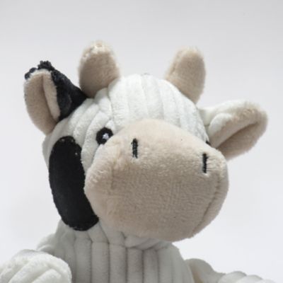 Image showing  Barnyard Knotties Cow Large Plush Dog Toy
