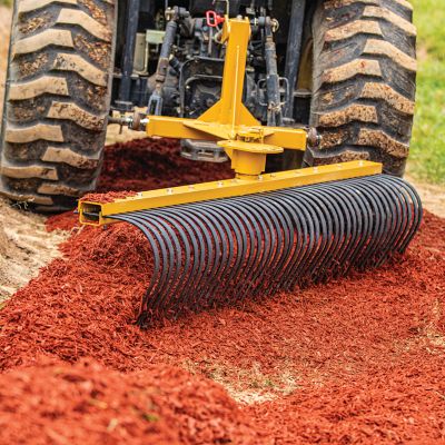 Image showing  7 ft. Powder-Coated Landscape Rake