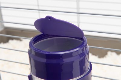 Image showing  32 oz. Flip-Top Plastic Small Animal Water Bottle with Valve