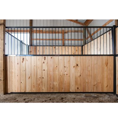 Image showing  Sentinel Standard Horse Stall Side with Grate, 12 ft. x 7 ft.