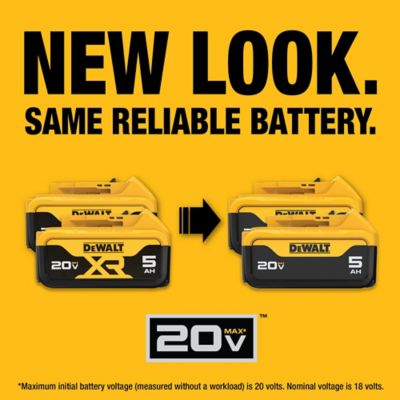 Image showing  20V 5.0 Ah Battery, 2-Pack