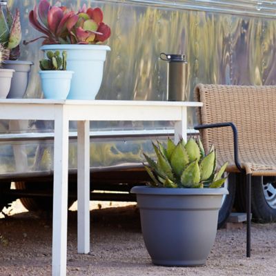 Image showing 5 th Bloem Planter Charcoal, 12 in.