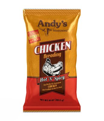 Andy's Seasoning Chicken Breading Hot 10 oz.