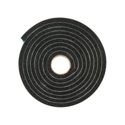 Image showing 3/8 in. x 3/4 in. x 10 ft. PVC Sponge Tape Window Seal, Black