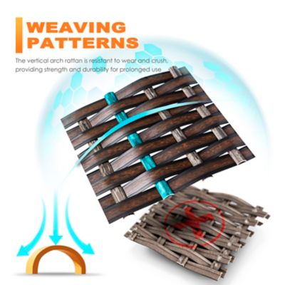 Image showing 5 th Nuu Garden Propane Gas Fire Pit Table with Wind Guard, 50,000 BTU, Ceramic Tabletop, Brown