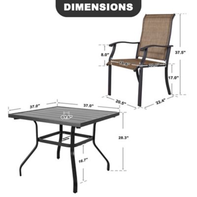 Image showing  Outdoor 5 pc., Dining Set