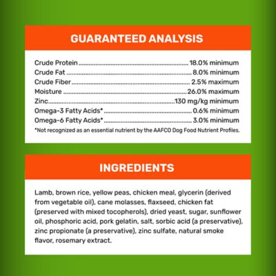 Image showing 6 th 4health Skin and Coat Jerky Bites Lamb and Rice Recipe Dog Treats, 22 oz.