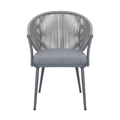 Image showing  2 pc. Aluminum Outdoor Chairs, DW201-GR
