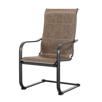 Image showing 8 th Nuu Garden 3 pc. Bistro Set, Round Side Table and Textilene Dining Chairs
