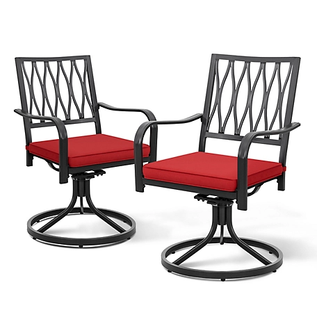 Nuu Garden 2 pc. Dining Swivel Chairs, DB150S