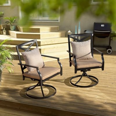 Image showing  Swivel Metal Outdoor Dining Chairs, DB151S